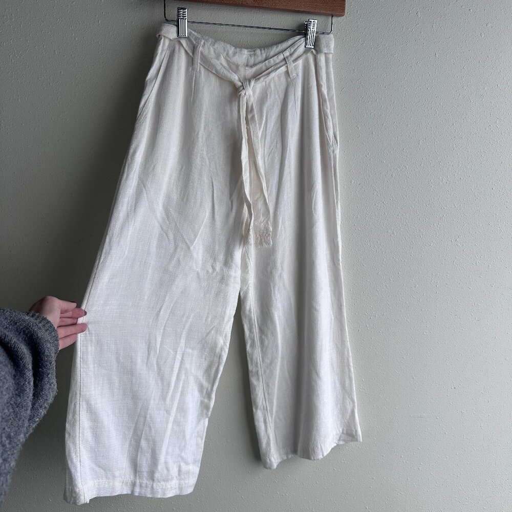 L Space Cream Wide-Leg Pants – XS - Picture 6 of 10